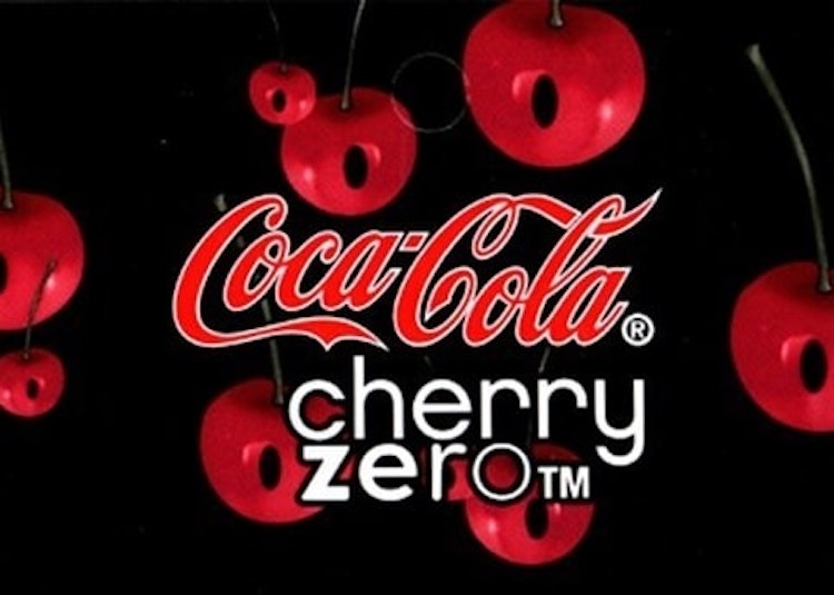 cherry coke zero label