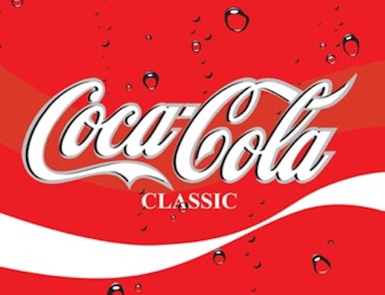 coca cola classic label