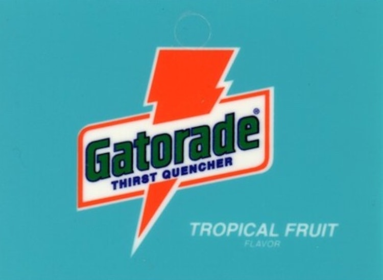 tropical gatorade label